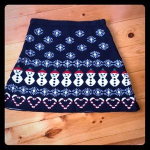 ModCloth snowman miniskirt